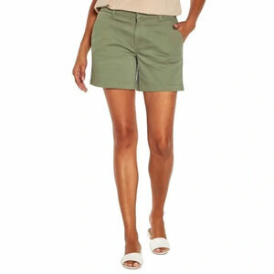 Banana  Republic Tailored Chino Shorts Tencel Army Green Size 0 NWT